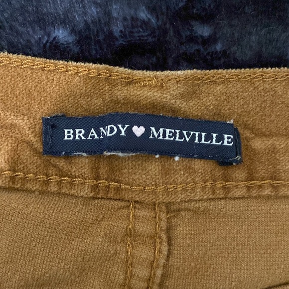Brandy Melville Tan Corduroy Mini Skirt, Size Small - Picture 5 of 8